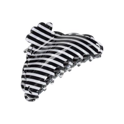 Pico Elly Stripe Hårklemme Black White